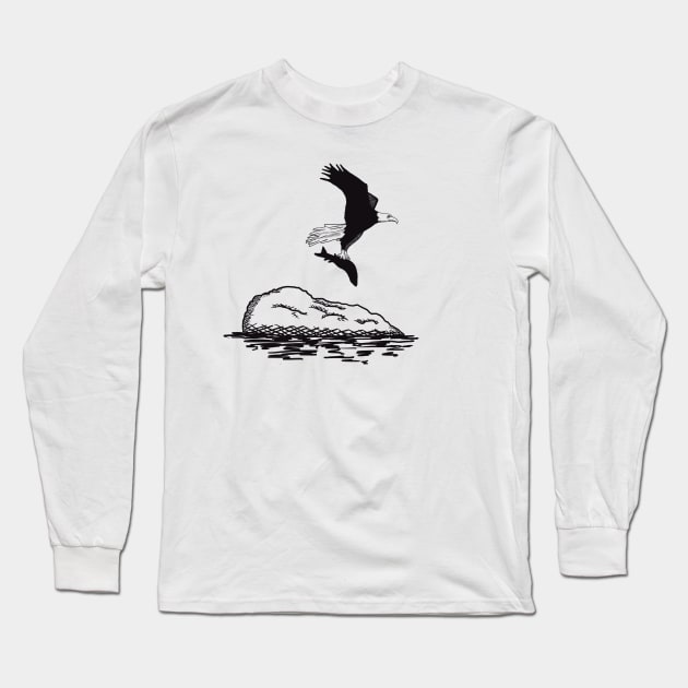 Catch of the day Long Sleeve T-Shirt by Kirsty Topps